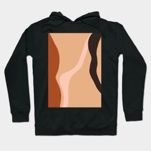 Abstract Earth Tones 3.5 Hoodie